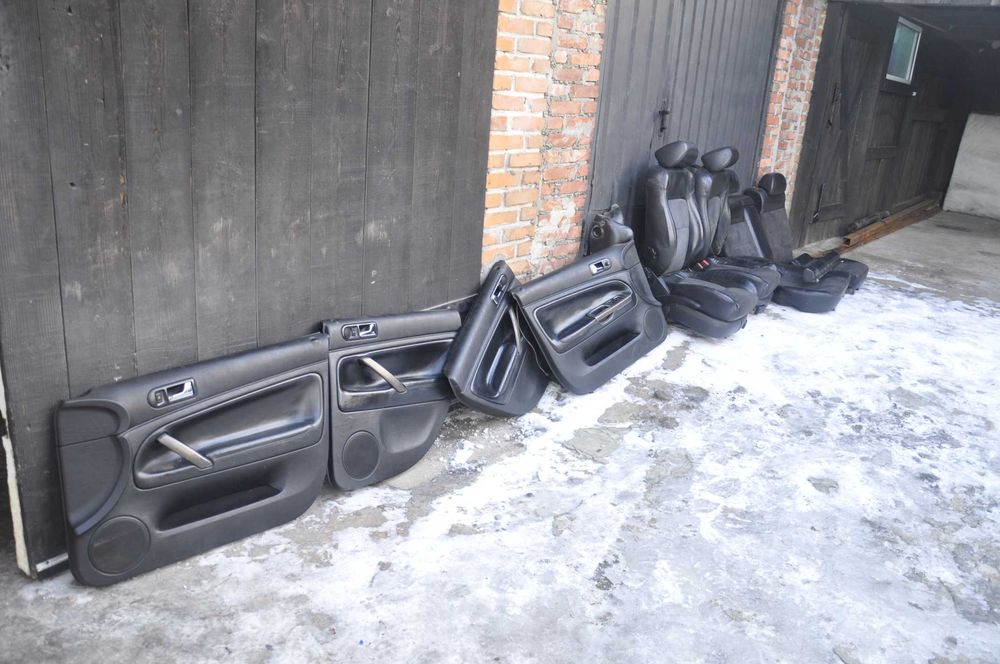 Passat B5 Skóra Alcantara Boczki Podłokietnik Roleta