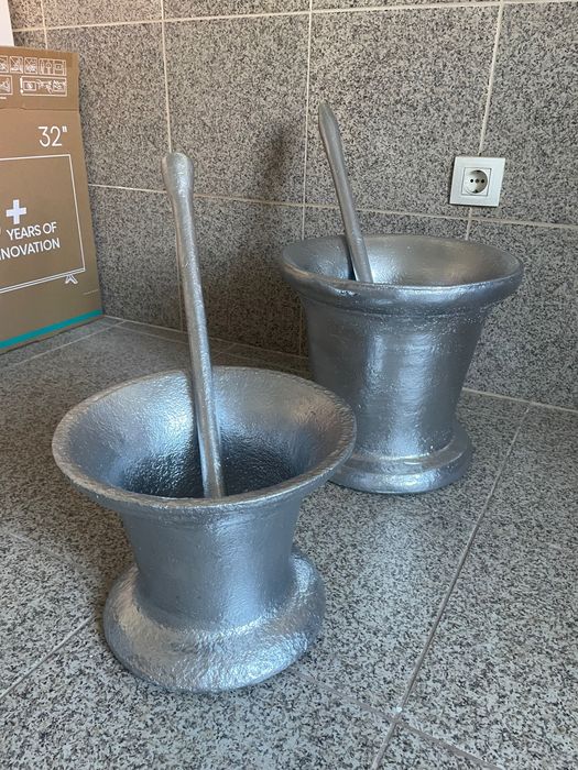 Almofariz com pilão em Ferro
