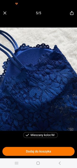 Top stanik uniwersalny M nowe
