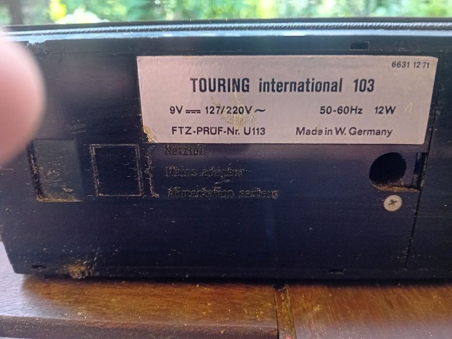 Radio ITT Schaub-Lorenz Touring International 103
