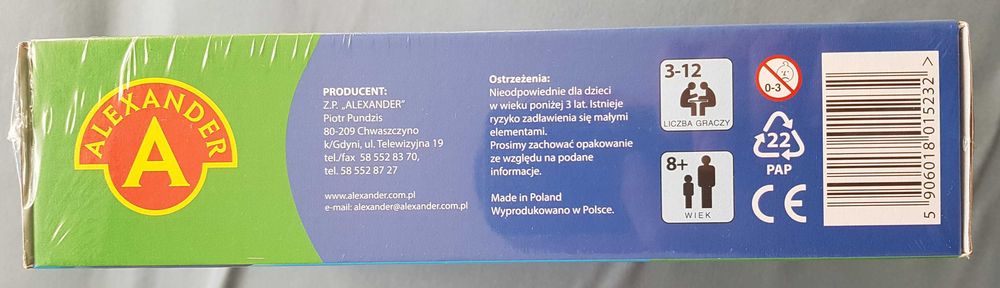 nie śmiej się ! wersja familijna gra planszowa alexander