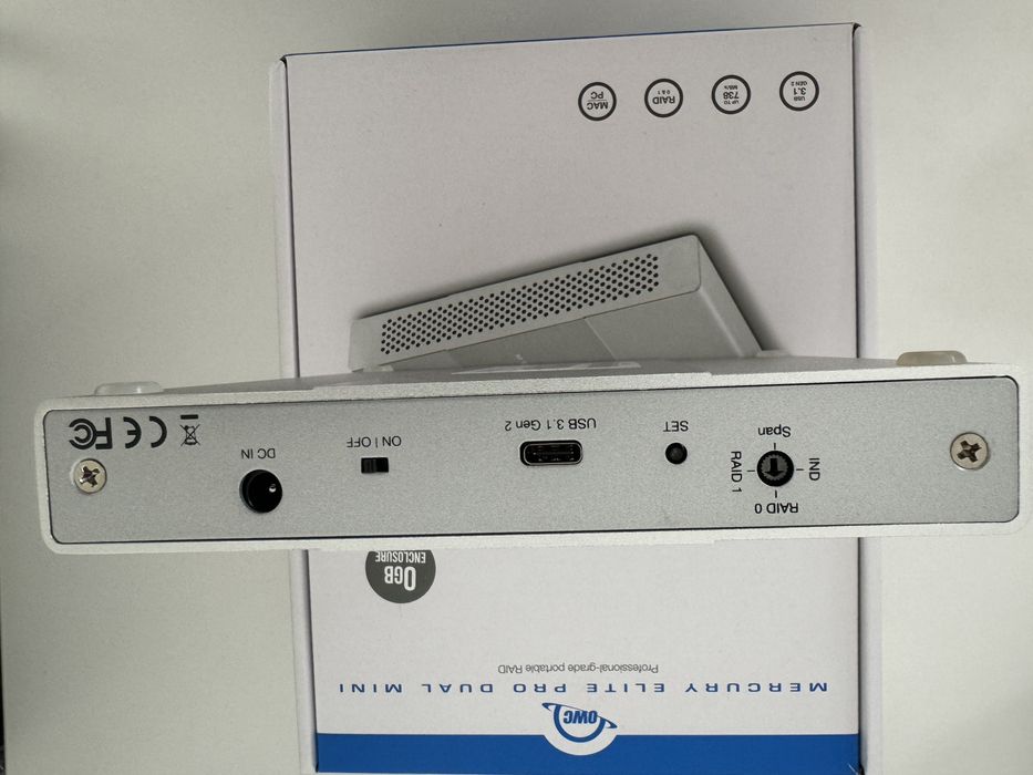 Caixa externa USB-C 2x SSD/HDD2,5” SATA OWC