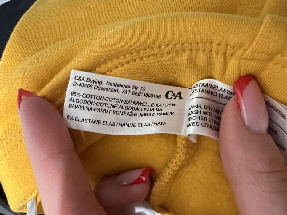 Legginsy ocieplane myszki złota nitka r.68 C&A