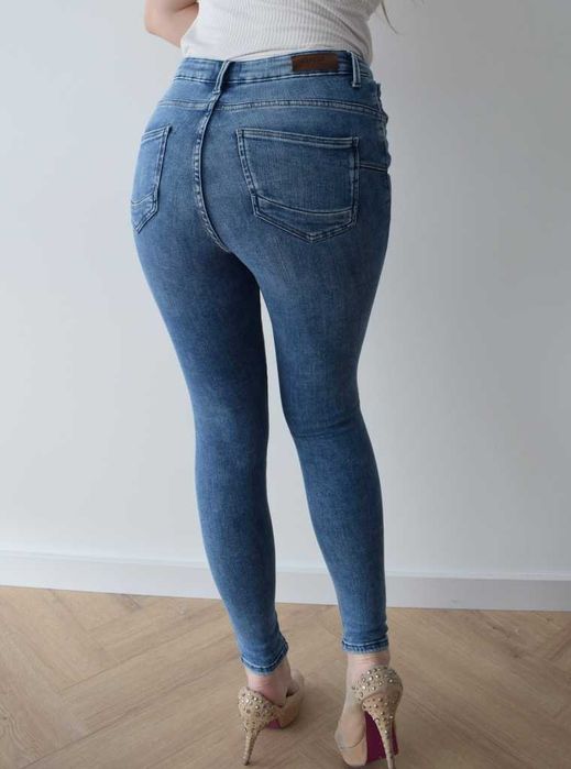 Only blue dniem push up spodnie rurki skinny 38 m /32 s