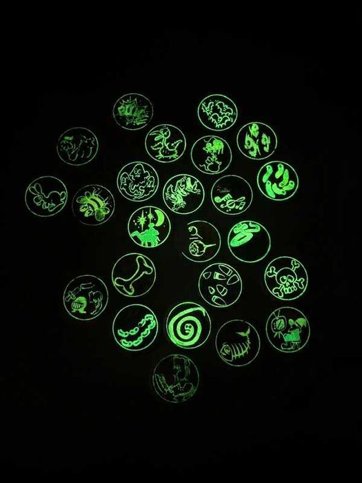 Кепси фішки Chupa caps glow in the dark 22 шт. chupa chups кепсы фишки