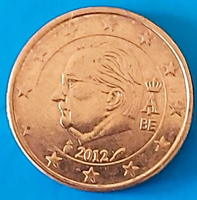 2 Cêntimos de 2012 da Bélgica, Alberto II