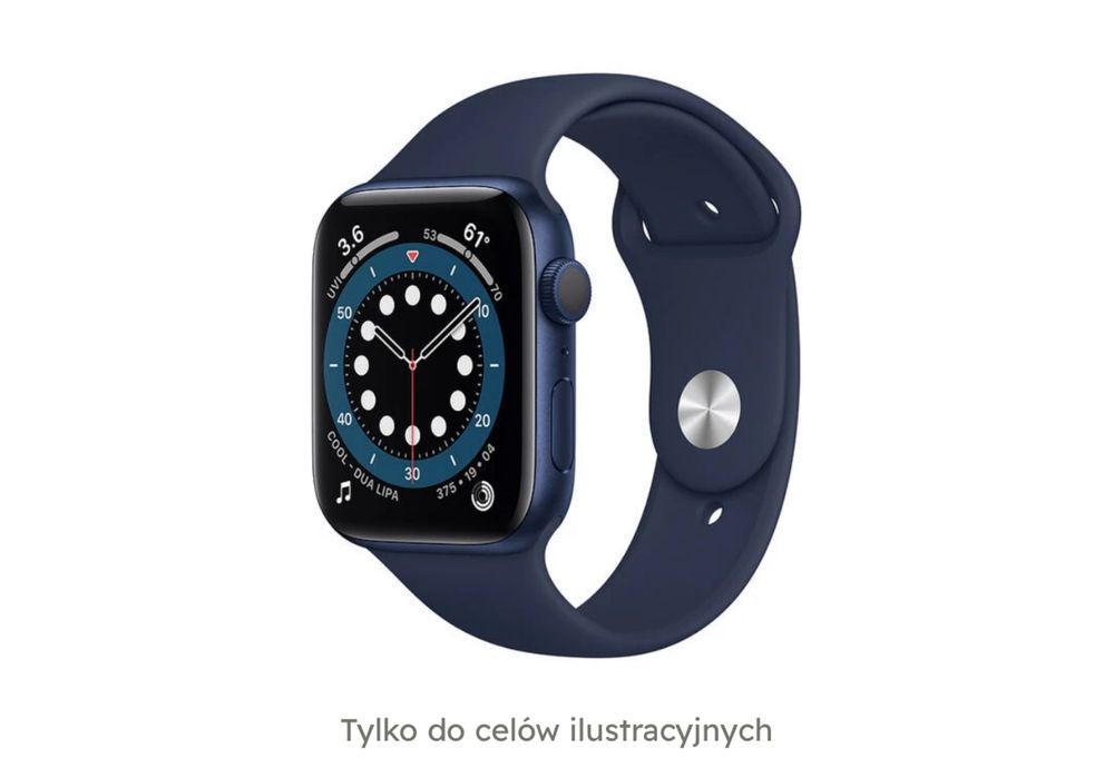 Apple Watch Series 6 GPS 44 mm – Blue Aluminium + Deep Navy Sport Band