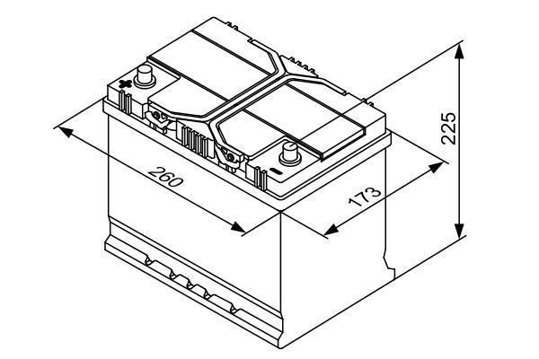 Акумулятор Bosch S4 12В 70Аг 630А (EN) 0 092 S40 270 L+