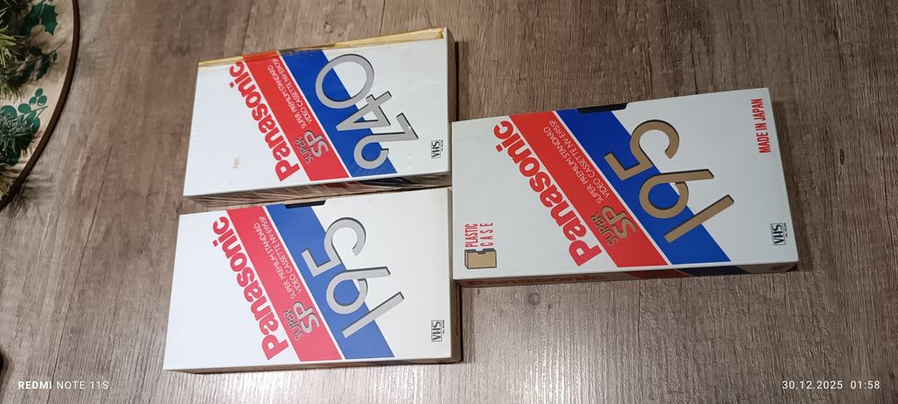Video kasety 11 sztuk
