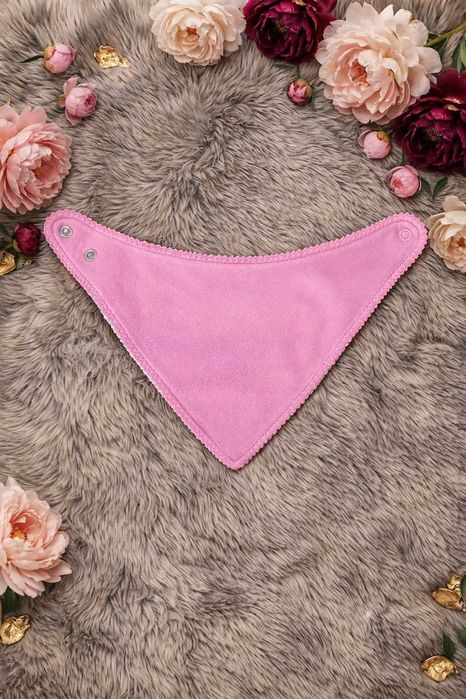 Różowa bandamka / chustka NOWA 0-12 msc {14}