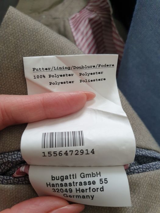 Męska marynarka Bugatti rozmiar 50