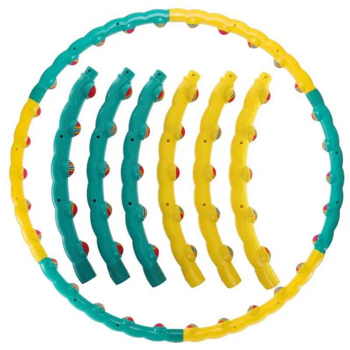 Розбірний обруч Hula Hoop SP-Planeta 3008 Color ball шестисекційний