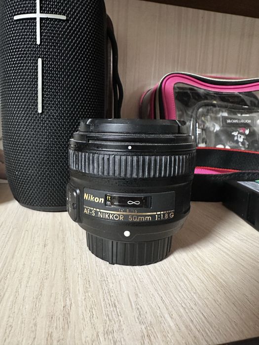 Об'єктив Nikkor 50 mm  1.8 af-s, ідеальний стан нового