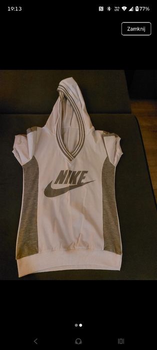 Dres biało szary Nike