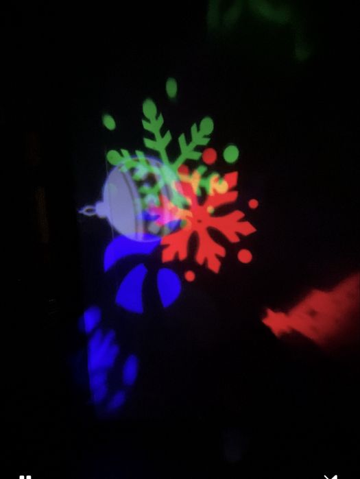 Проектор новорічний