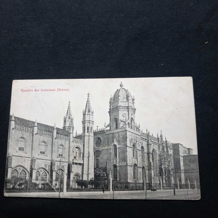 Postal ilustrado do Mosteiro dos Jerónimos
