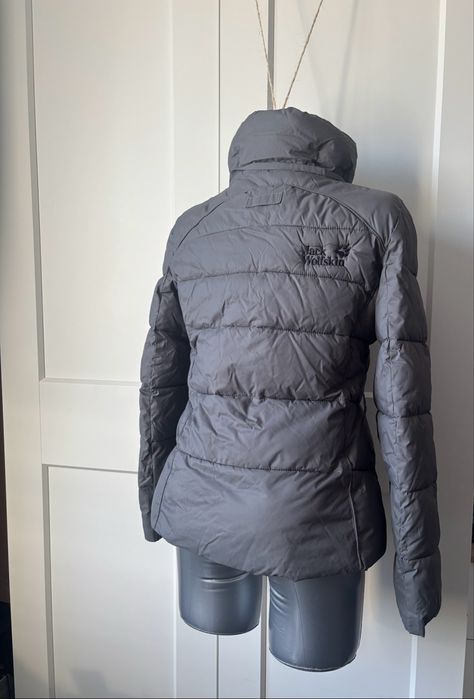 Szara damska kurtka pikowana Jack Wolfskin Rozmiar M