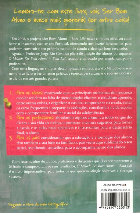 O Método Ser Bom Aluno “Bora Lá?”
