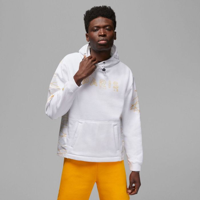 Оригінальне худі Jordan x PSG Pullover Hoodie (біле) | M