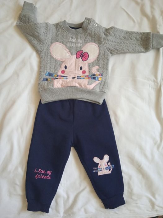 Теплий костюм на дівчинку