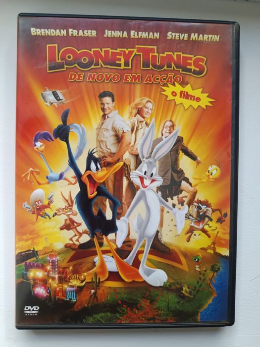 DVD looney tunes de novo em ação