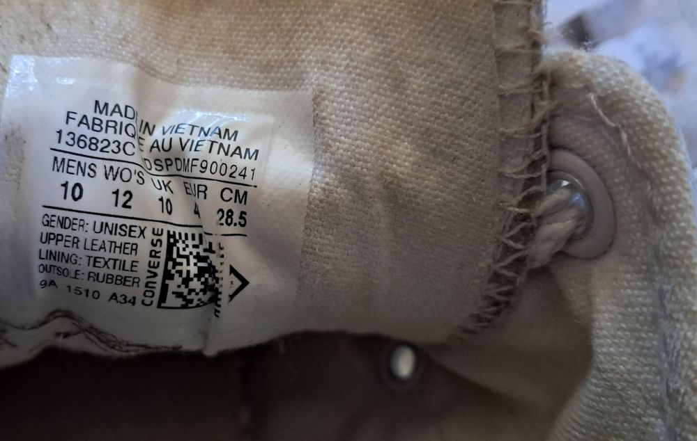 Trampki Converse Chuck Taylor All Star Ox białe rozmiar 44