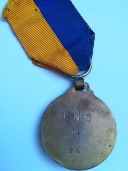 Medalha 1' lugar voleibol 1974