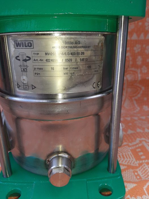 Wilo MVI 202, насос, гидрофор, насосная станция.