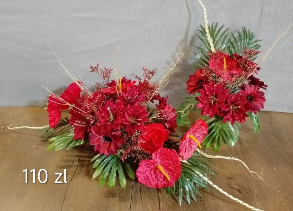 Wiązanki kompozycje nagrobne
