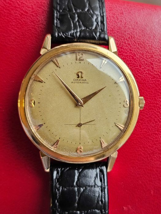 Złota Omega Automatic Jumbo Tresor lite złoto 18K aż 37,5 mm