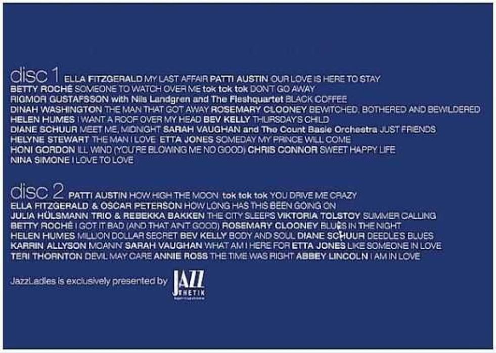 CDs Mercy Dee Walton, Abba, Michael Jackson e Jazz Ladies.
