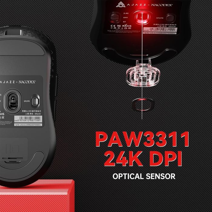 Ігрова бездротова мишка Ajazz aj199