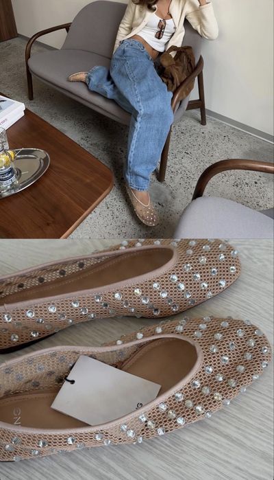Балетки Mango, 38 розмір