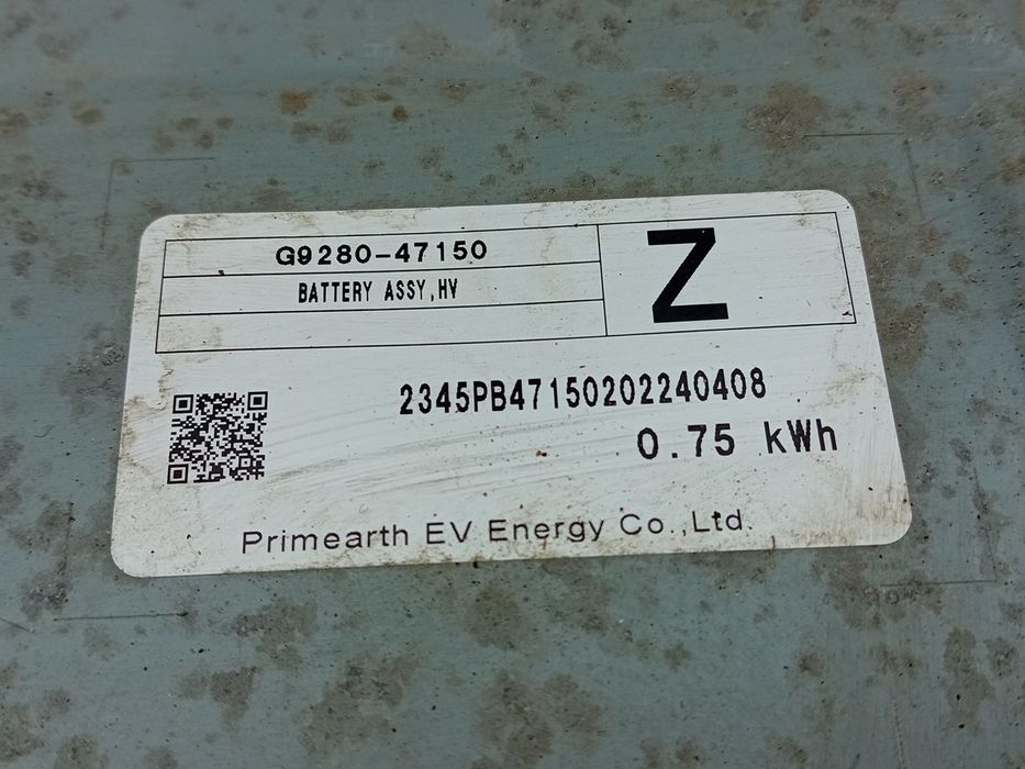 Bateria TOYOTA C-HR (_X1_)