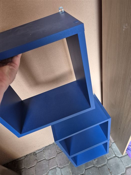 Półki niebieskie super stan