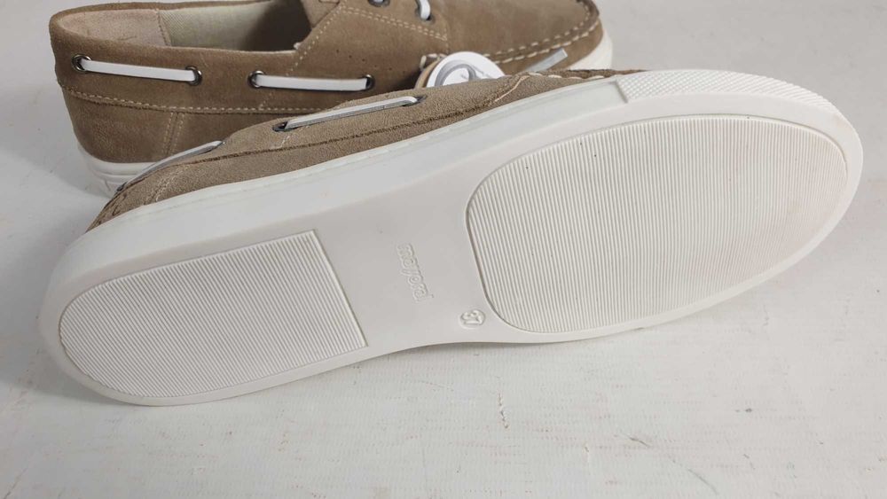 Skórzane bury marynarskie dla chłopca rozmiar  37