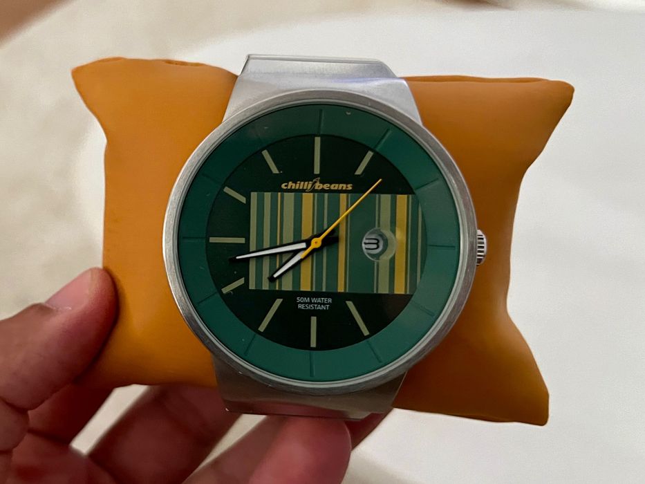 Relógio Chilly Beans Azul Turquesa