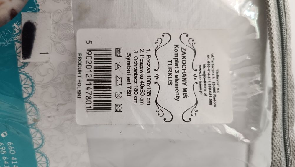 Zestaw pościeli 3 czesciowy