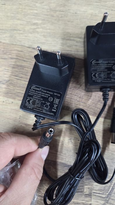 Блок живлення питания зарядка зарядное 24v/0.8a для mikrotik оригінал
