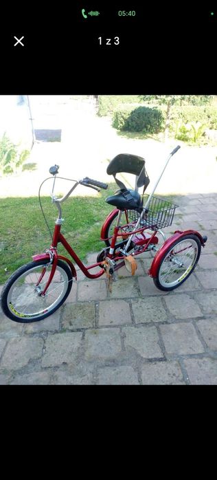 Rower trójkolowy