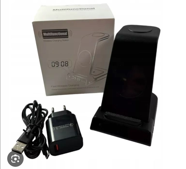 Ładowarka 3w1 bezprzewodowa, indukcyjna
