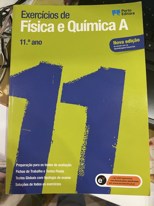 Livro de exercicios preparação FQ 11.º ano