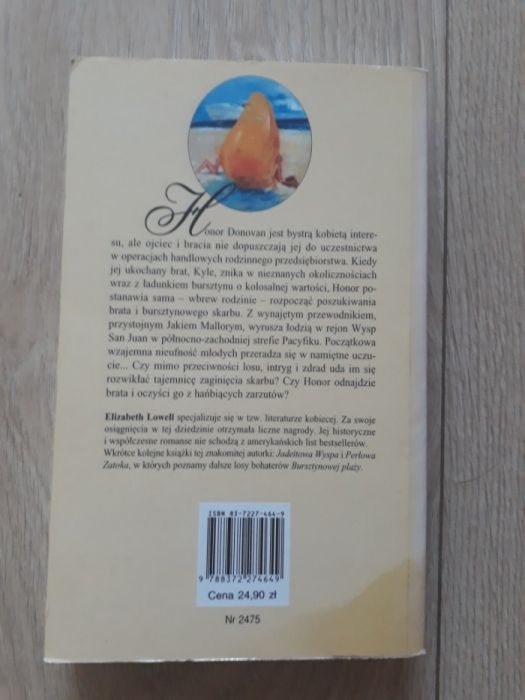 Bursztynowa plaża, Elizabeth Lowell