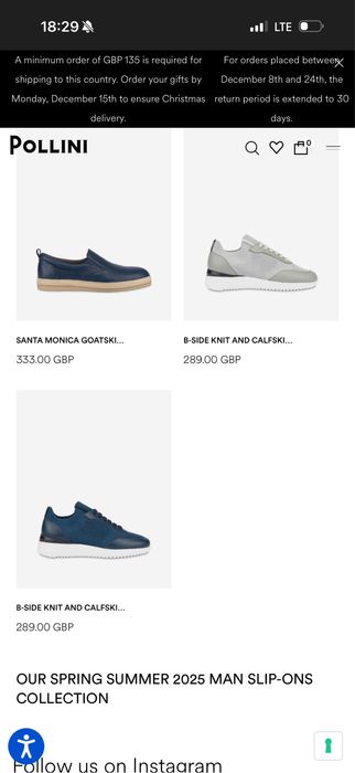 Продаж взуття Pollini Італія Оригінал