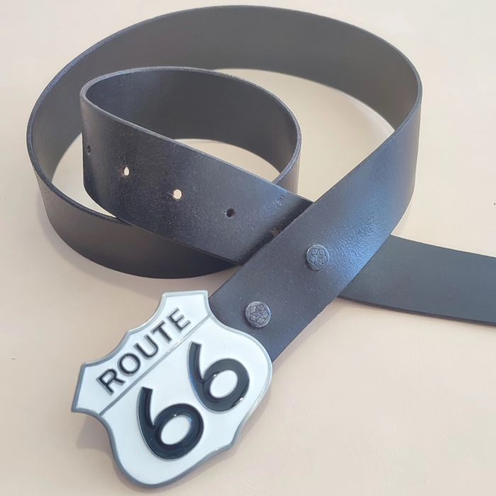 Pas skórżany route66
