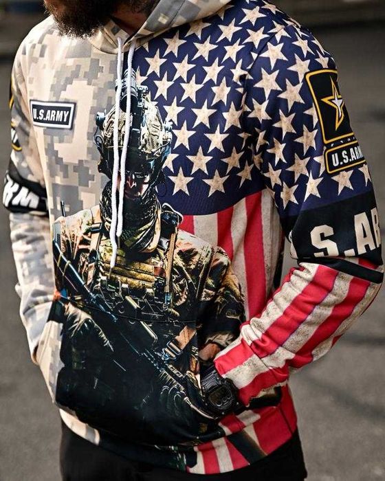 Тактичне худі U.S. Army Soldier  Мілітарі стиль на флісі