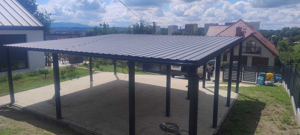 Garaż stalowy , pomieszczenie gospodarcze, wiaty , pergole, domki