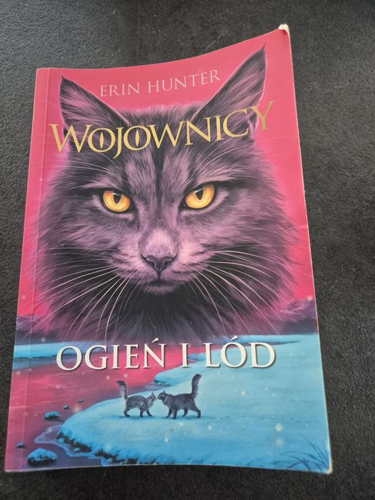 Erin hunter wojownicy ogień i lód 4 sztuki w opisie