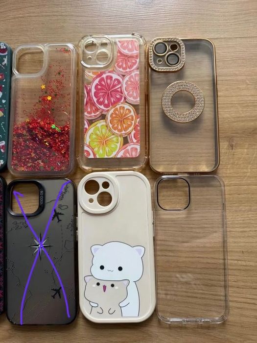Sprzedam zestaw 9 etui do iPhone 15