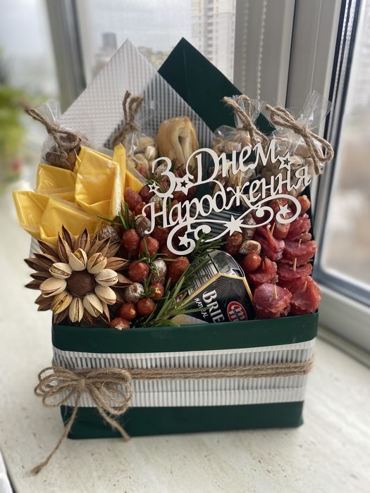 Фуд букет, фудбукет, съдобный букет,